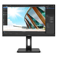 AOC 23.8' IPS 4ms Full HD Business Monitor - HDR Mode, VGA, HDMI, DP, and Speaker x2,  VESA100mm, USB3 Hub,  4 way Adjustable Stand.