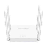 TP-LINK Mercusys AC10 AC1200 Wireless Dual Band Router, 867 Mbps @ 5GHz 300 Mbps @ 2.5 GHz, WPS Button, 1xWAN 1xLAN 4 Fixed Omni-Directional Antenna