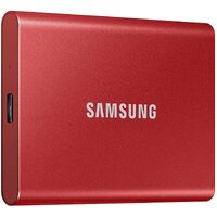 Samsung T7 Portable SSD 1TB - Up to 1050MB/s - USB 3.2 External Solid State Drive, Red (MU-PC1T0R/AM)