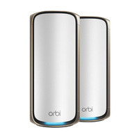 Netgear Orbi 970 Series Quad-Band WiFi 7 Mesh System 27Gbps 2-Pack 1-year NETGEAR Armor included