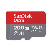 SanDisk 200GB Ultra microSDXC A1 UHS-I Memory Card with Adapter - 100MB/s