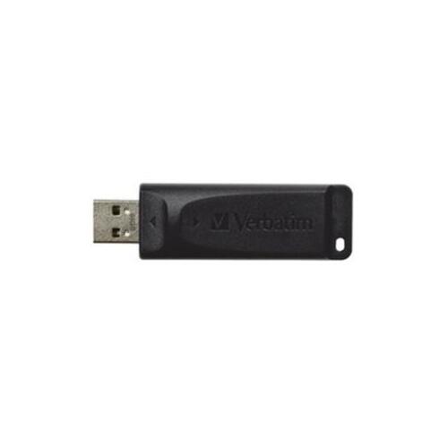 Verbatim Slider USB 2.0 Drive 64GBRetractable Sliding mechanism