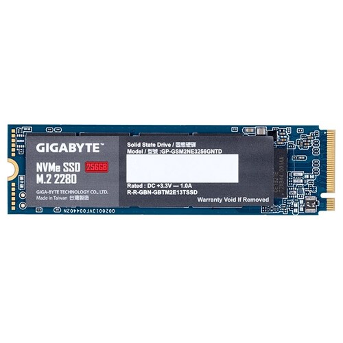Gigabyte 256GB M.2 PCIe 3.0 x4 NVMe SSD GP-GSM2NE3256GNTD