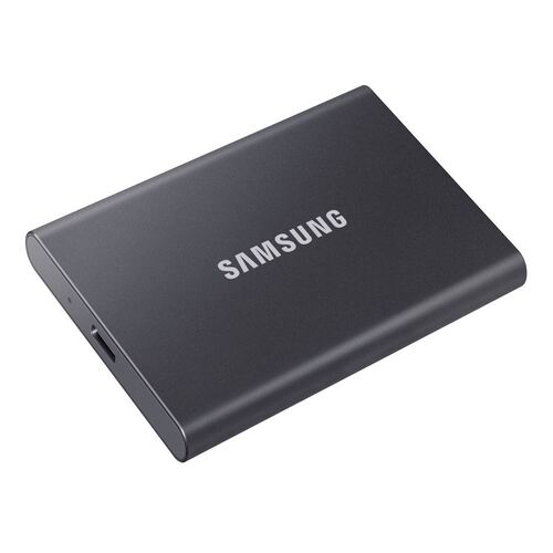 Samsung T7 1TB Portable External SSD 1050MB/s 1000MB/s R/W USB3.2 Gen2 Type-C 10Gbps V-NAND Shock Resistant Password Protection Win Mac 3yrs wty