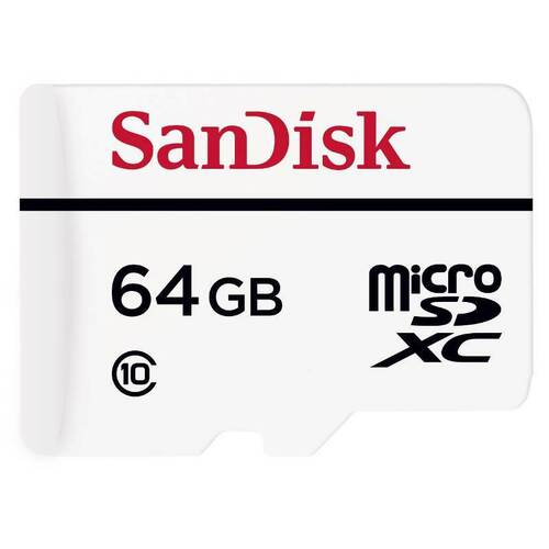 SanDisk 64GB High Endurance Video Monitoring microSDXC Memory Card - 20MB/s