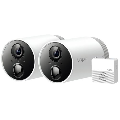 TP-Link Tapo C400S2 Smart Wire-Free Security Camera System, 2-Camera System